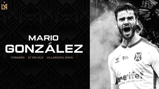 LAFC signs Spanish striker Mario González (LAFC). Photo by LAFC